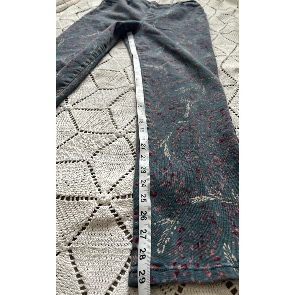 Women's‎ Cottagecore Woodland Floral Jeans Size 8 Amanda Vintage Vibe Nature - Picture 5 of 8